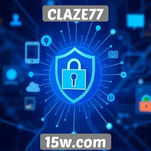 Funções de segurança digital no site CLAZE77
